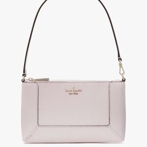 Kate Spade Lena Convertible Leather Wristlet~Pink Shimmer